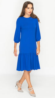 Tier Hem Dress Jersey - Royal Blue