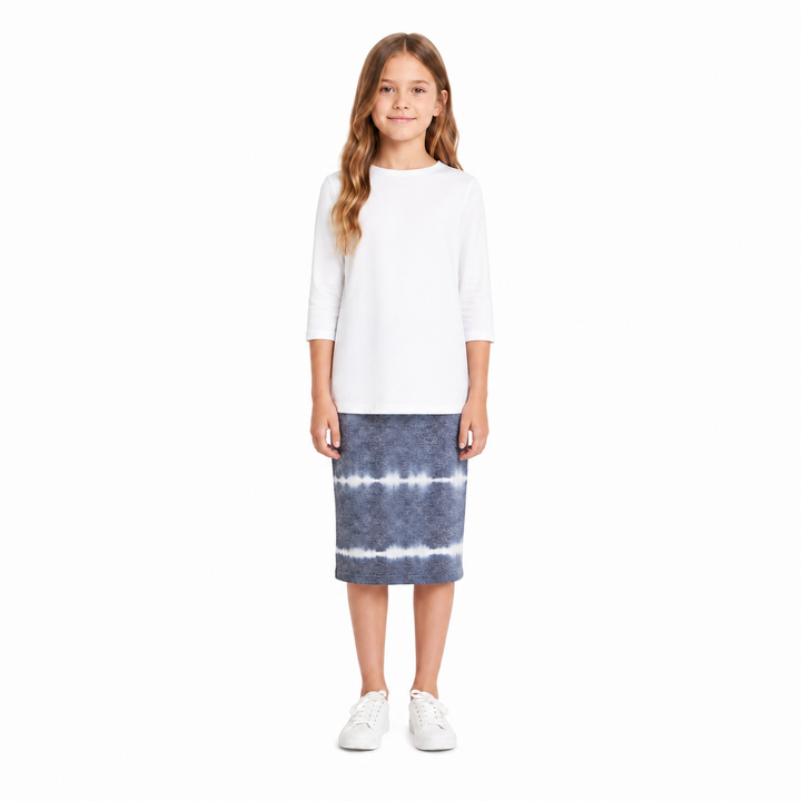 Girls Pencil Skirts- Soft Terry