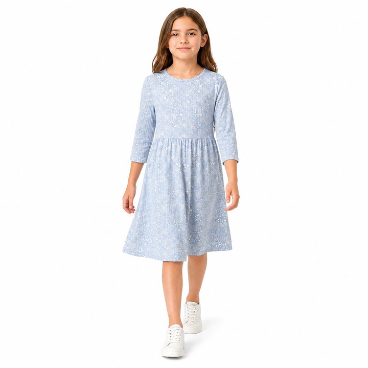Girls Ribbed Play Dress