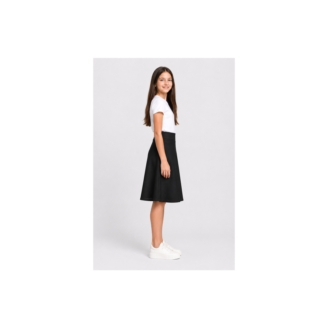Girls  Flare Skirt - Stretch Denim