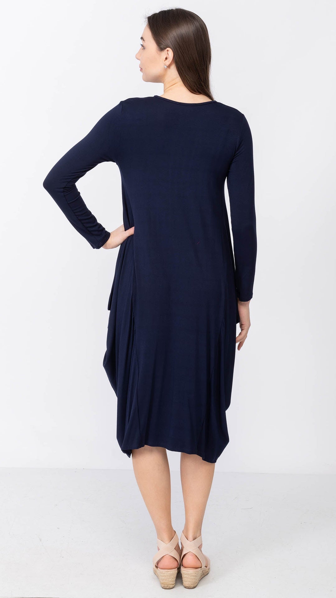 1153 Boho Dress Navy