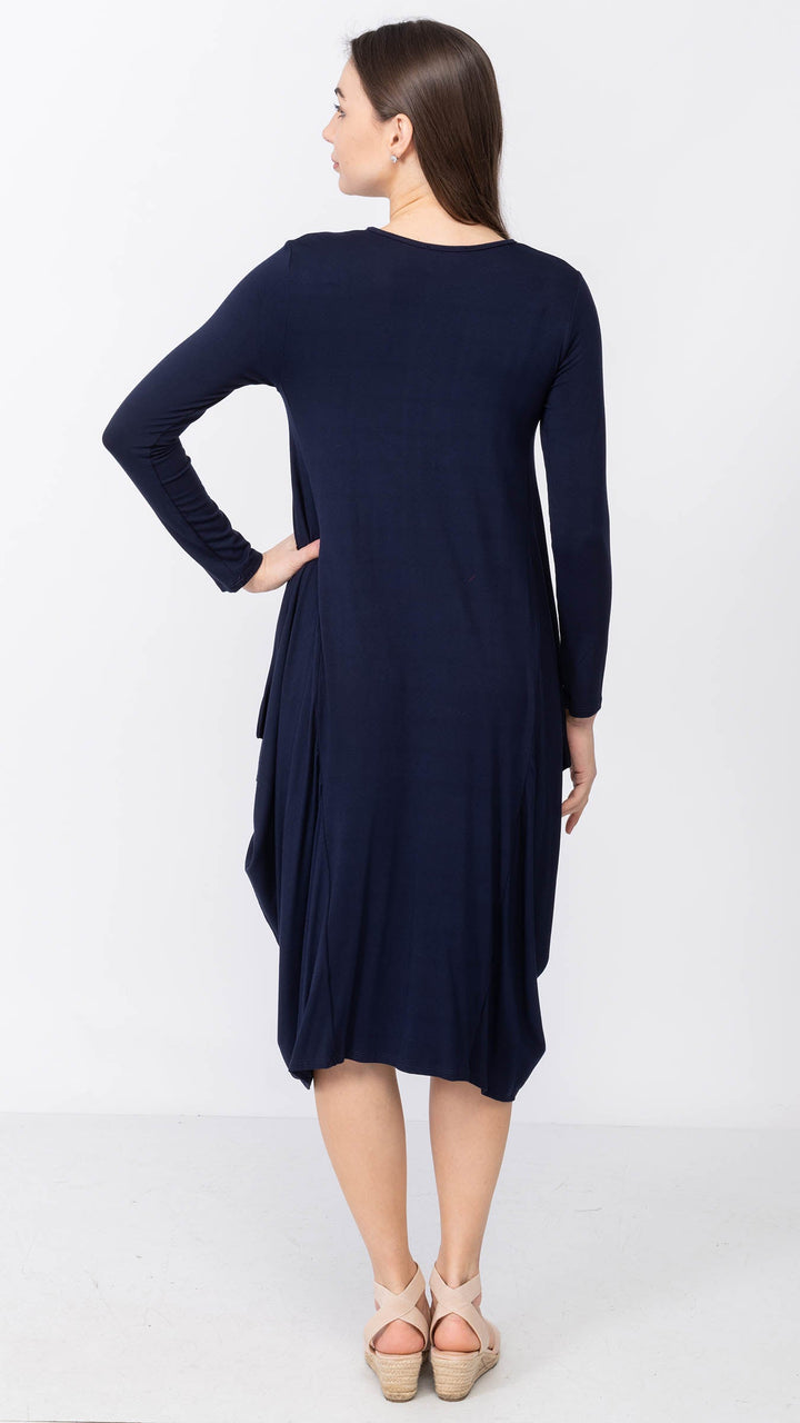 1153 Boho Dress Navy