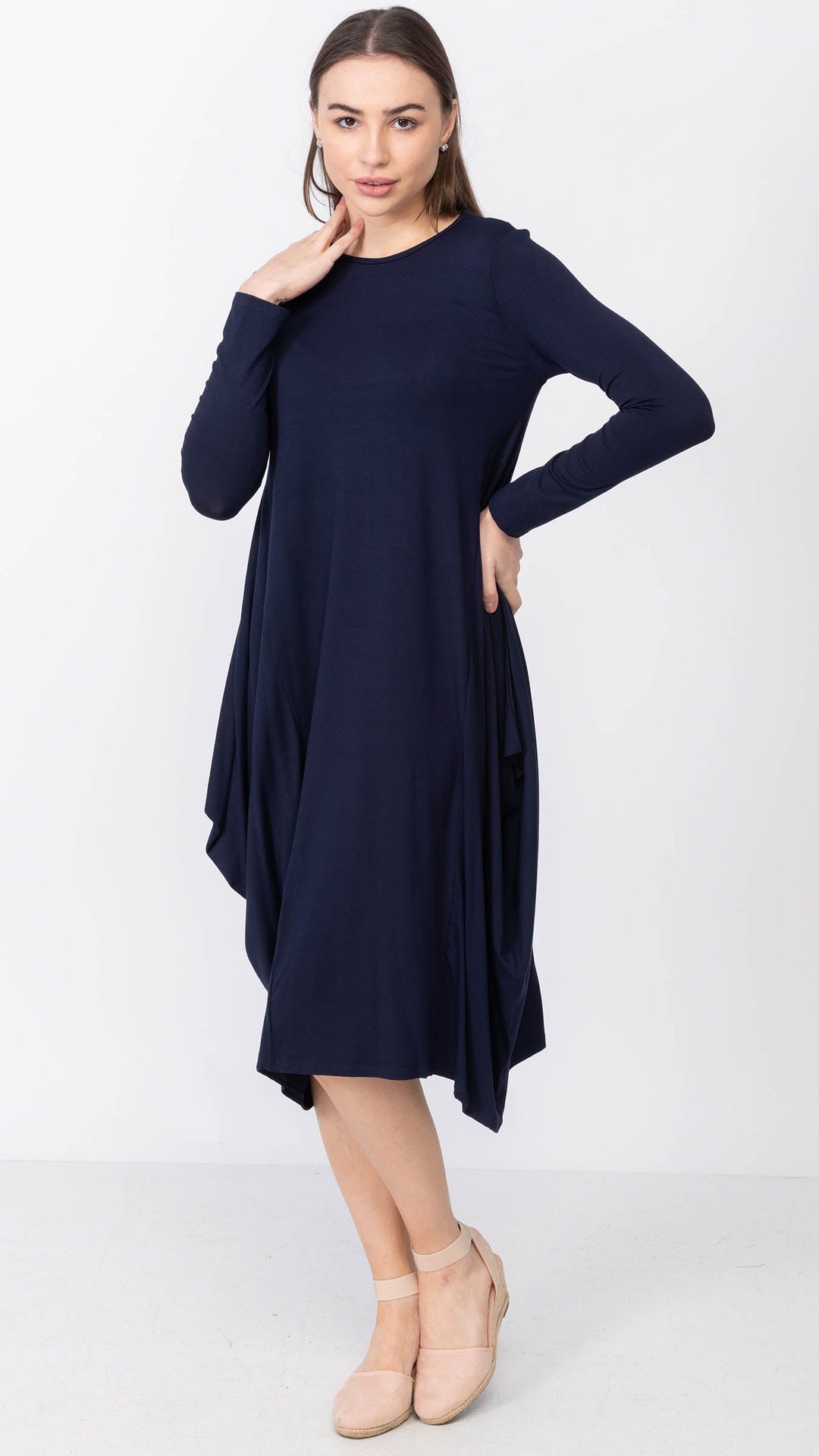 1153 Boho Dress Navy