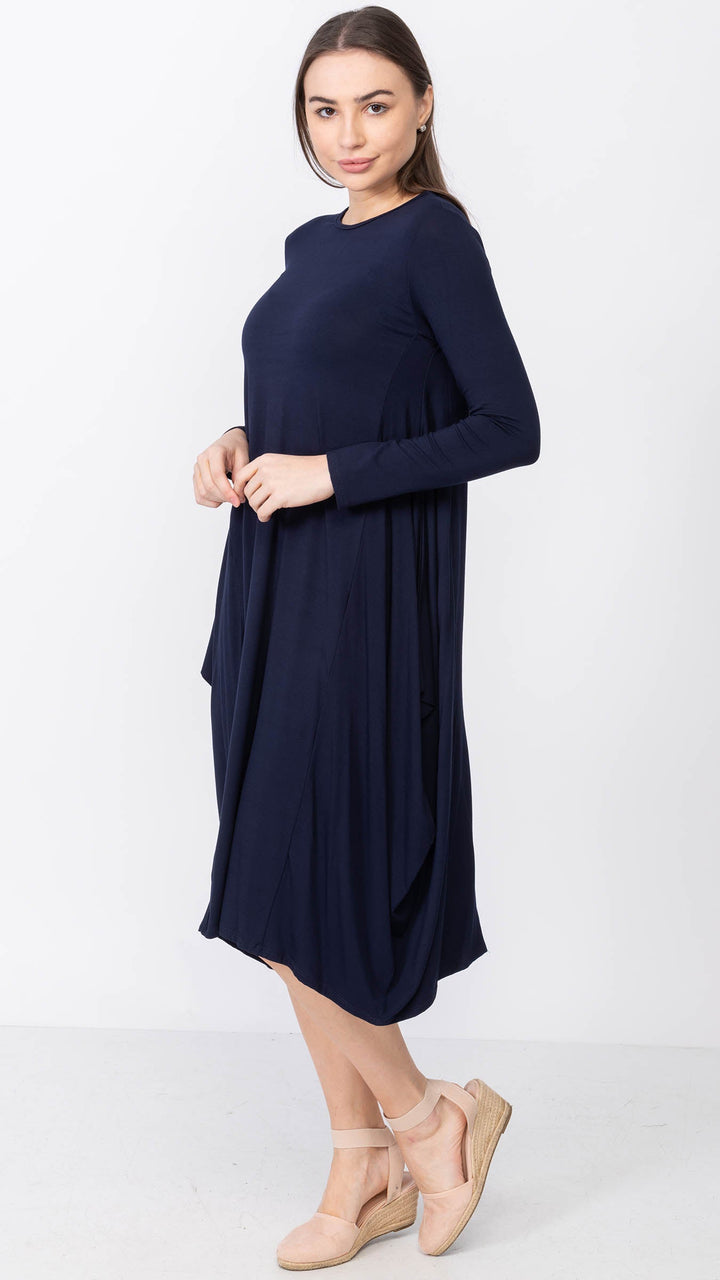 1153 Boho Dress Navy
