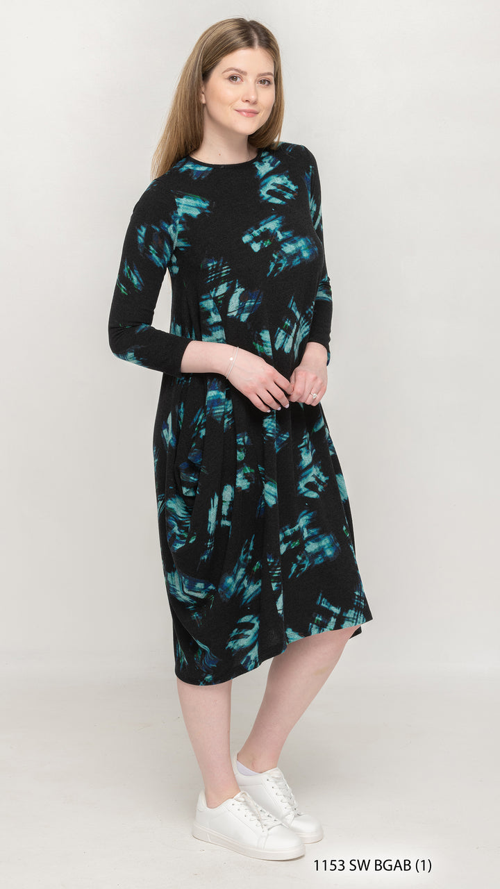 Boho Sweater Knit Dress