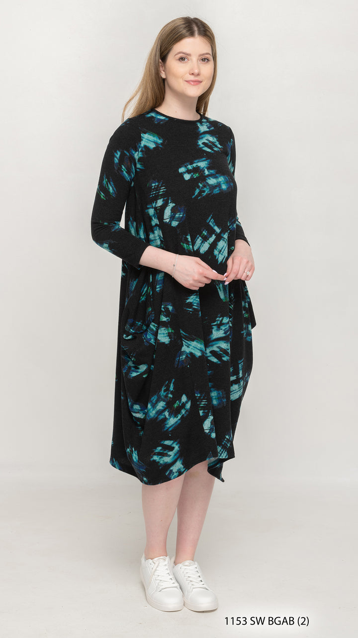 Boho Sweater Knit Dress