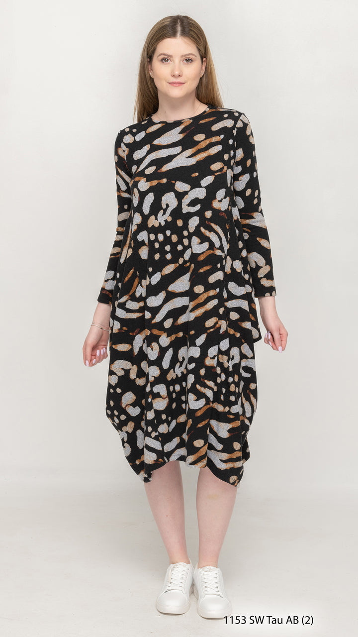Boho Sweater Knit Dress