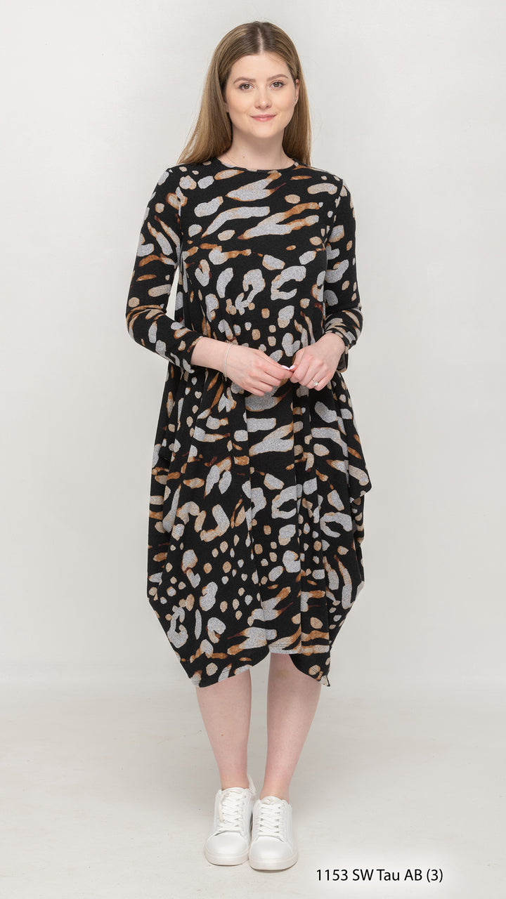 Boho Sweater Knit Dress