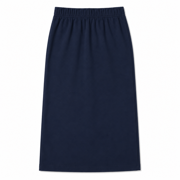 Girls Midi Tube Skirt - Navy
