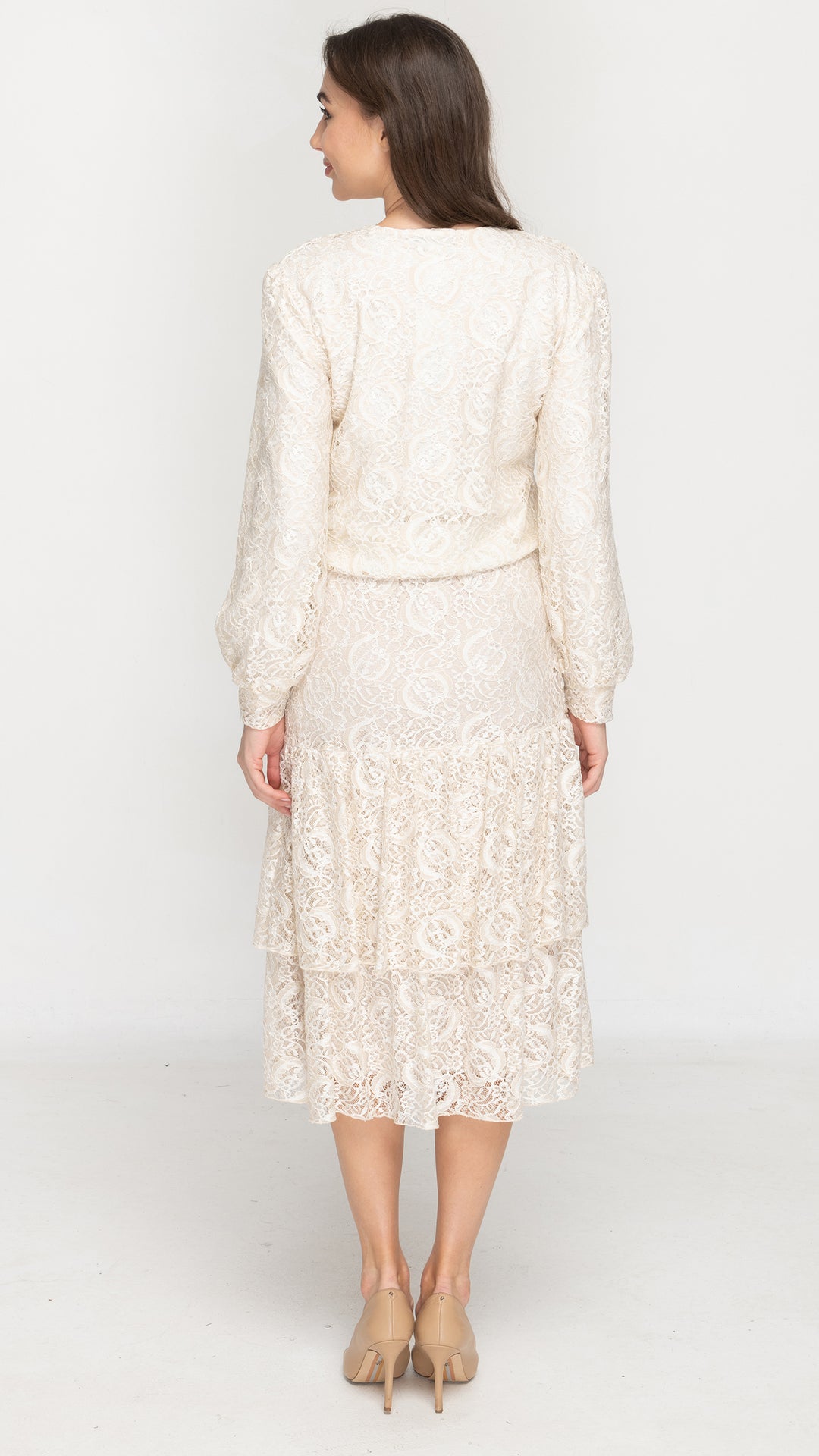 Ruffle Skirt - Ivory Lace