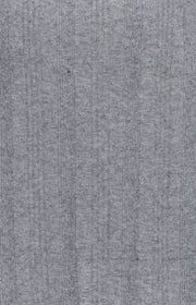 A-Line Dress - Grey Sweater Knit  Rib