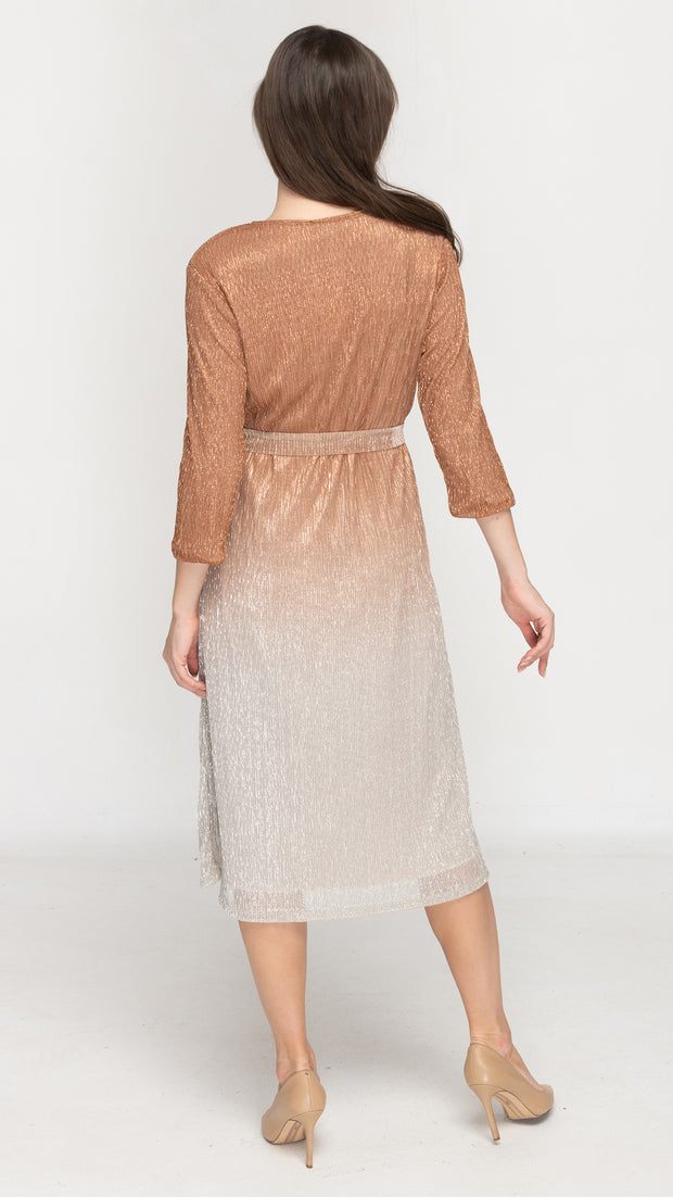 A-Line Dress - Gold Ombre *MED & XL ONLY*