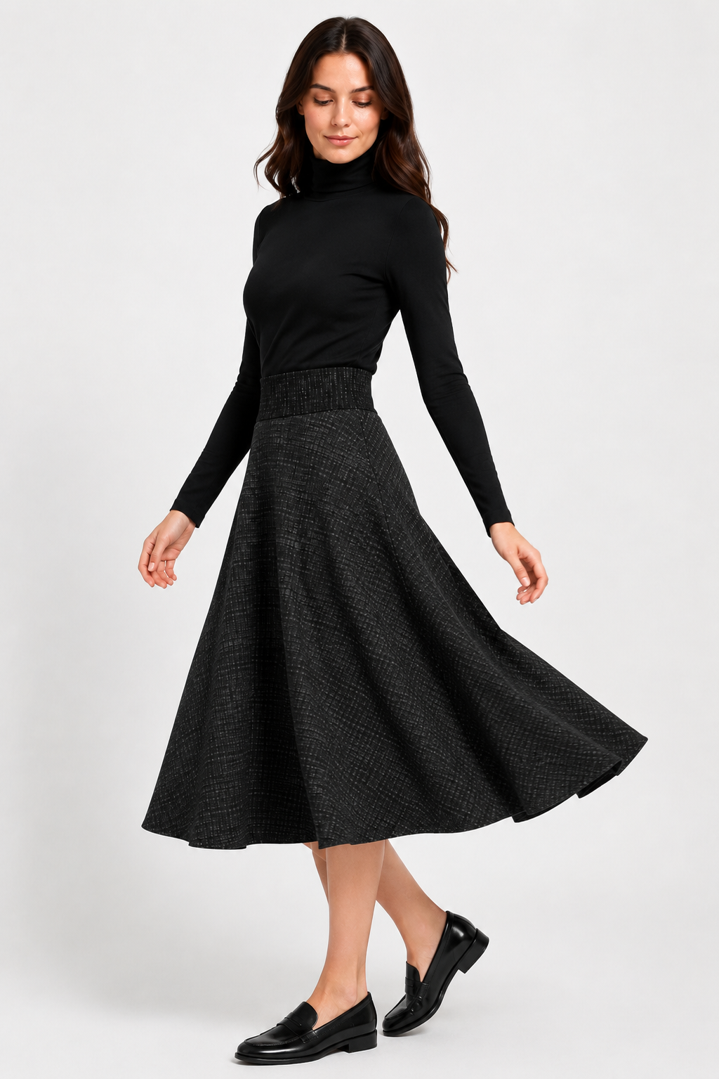 Check Circle Skirt