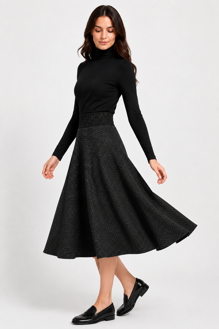 Check Circle Skirt