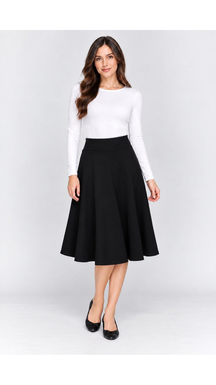 KMW Style 1602 27 inch Black Circle Skirt - hero view