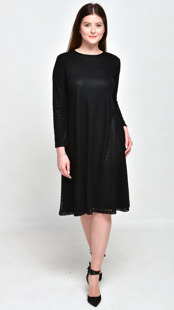 Belted A-Line Dress – KMW