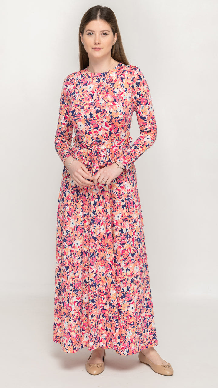 Maxi Belted Dress
