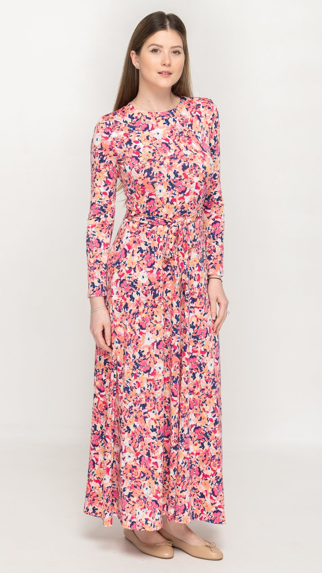 Maxi Belted Dress
