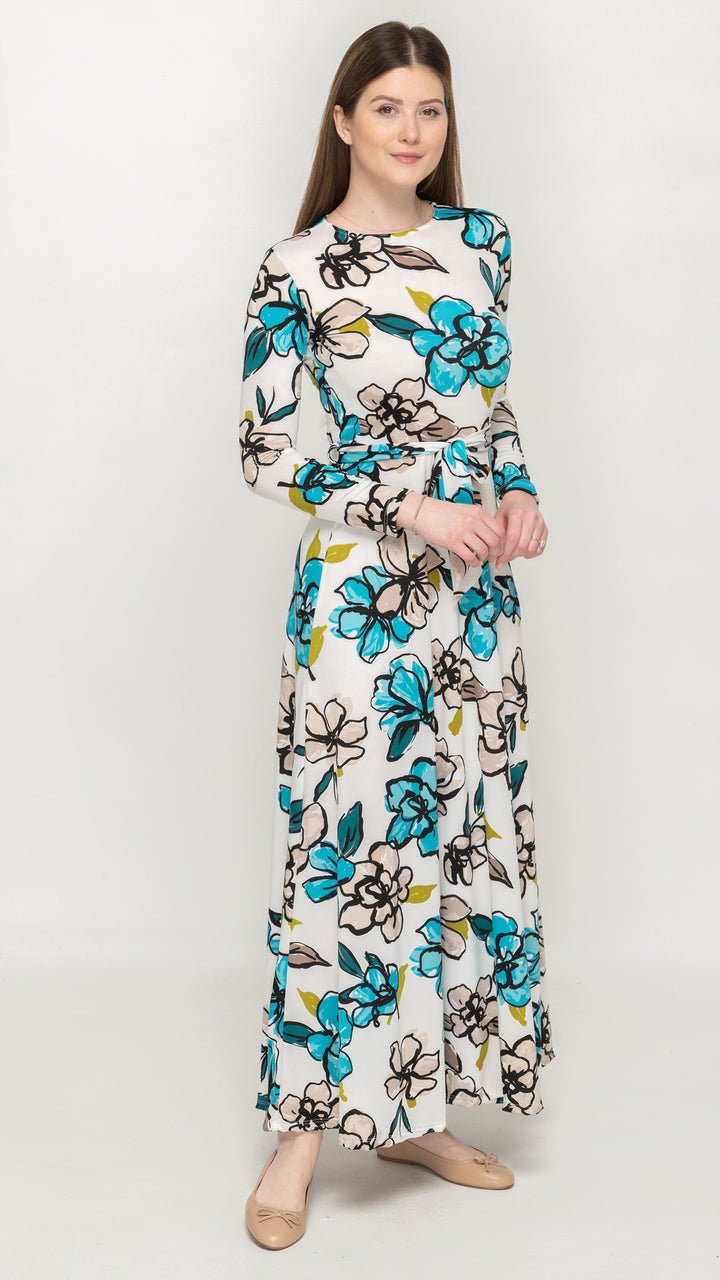 Maxi Belted Dress