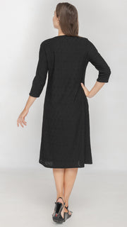 A-Line Dress - Black Lace