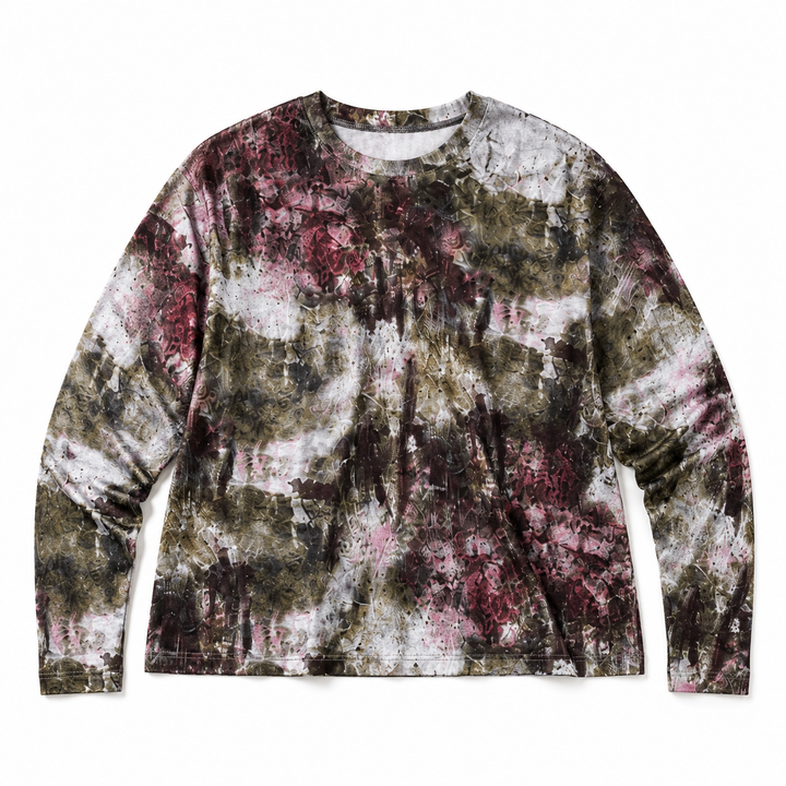KMW 1909 Olive Abstract top flatlay