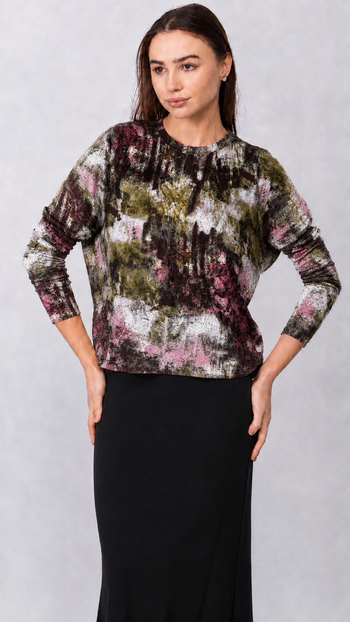 KMW 1909 Olive Abstract top