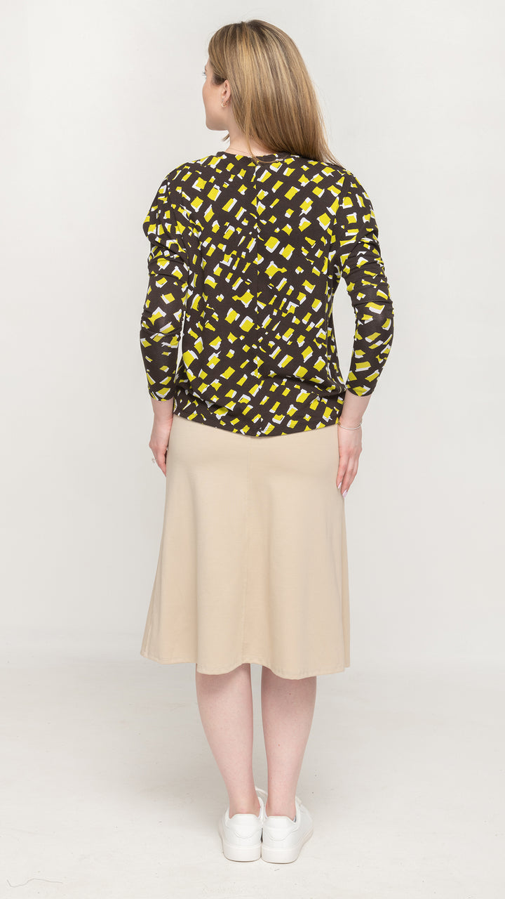 Dolman Monkey Top - Neon Geo Print