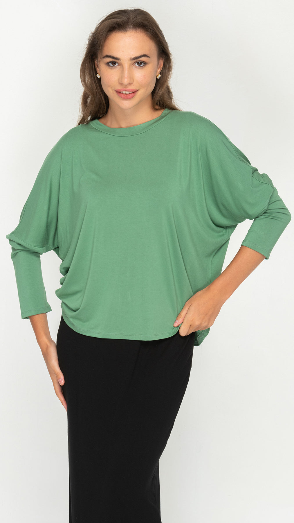 Dolman Monkey Top - Green – KMW