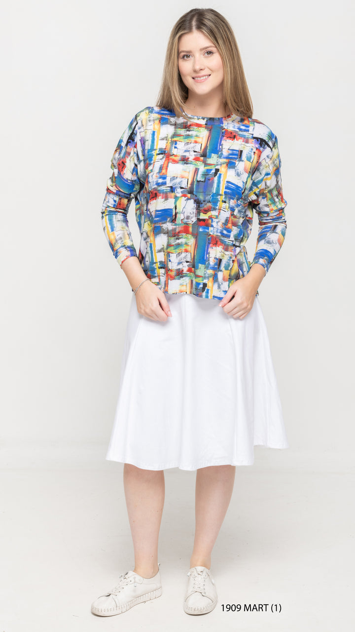 Dolman Jersey Monkey Top Royal Modart