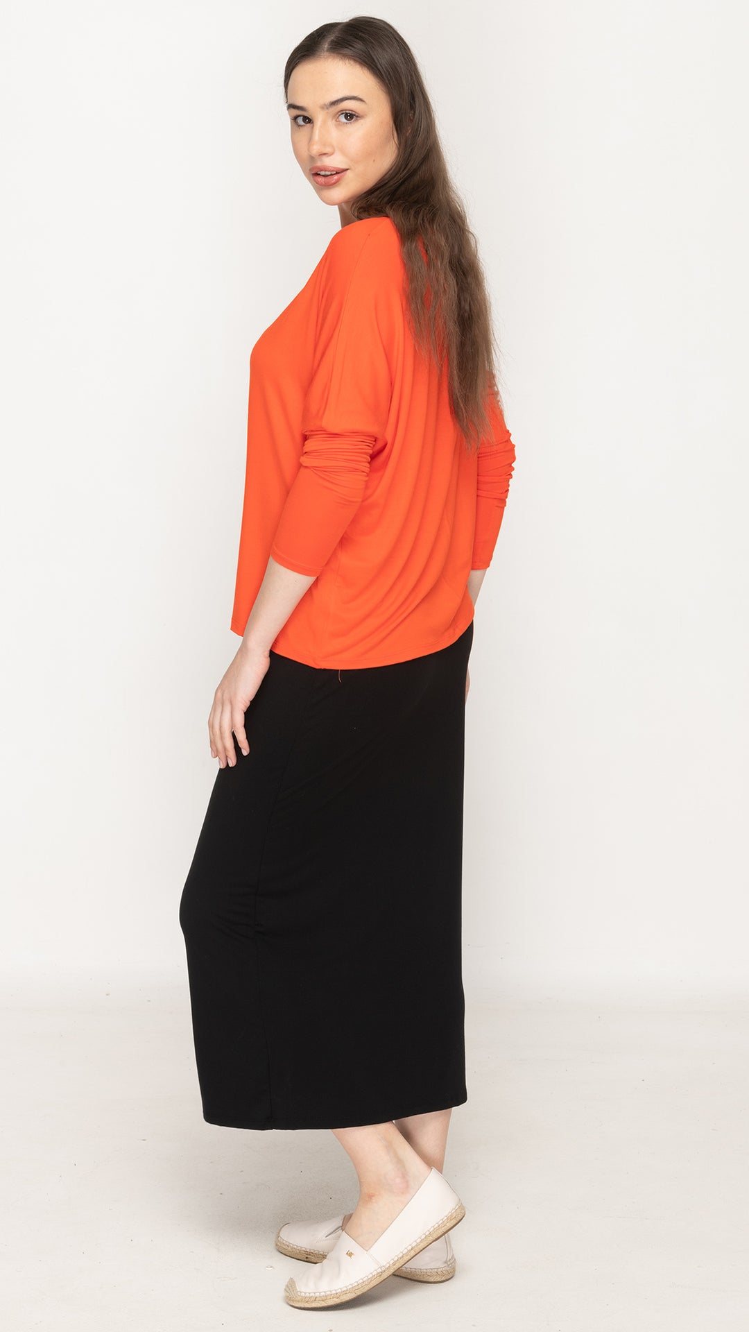 Dolman Monkey Top - Orange