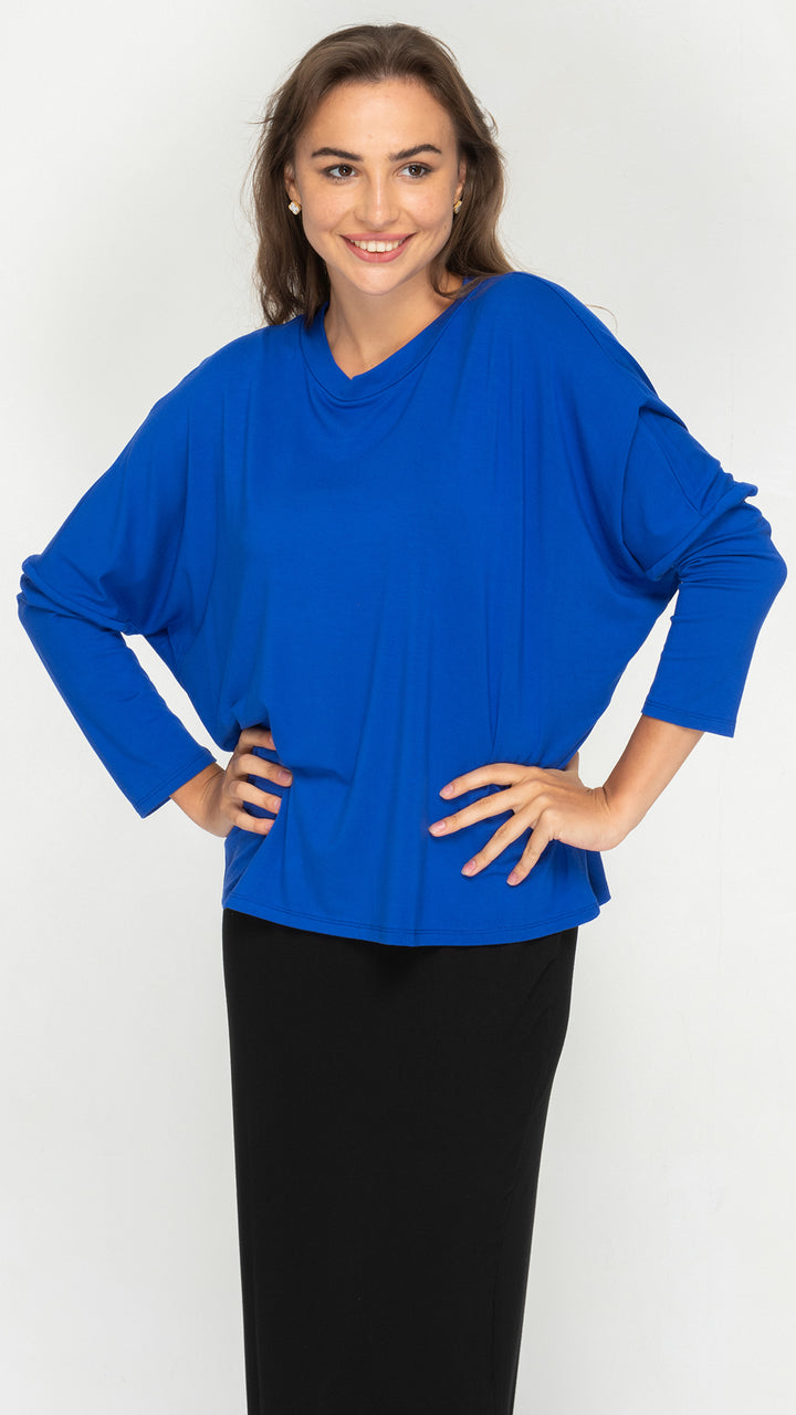 Dolman Monkey Top - Royal Blue