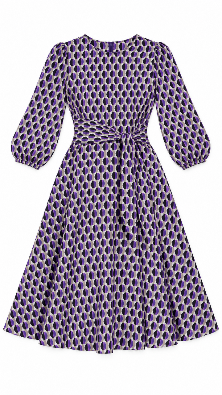 Amethyst Geo Dress