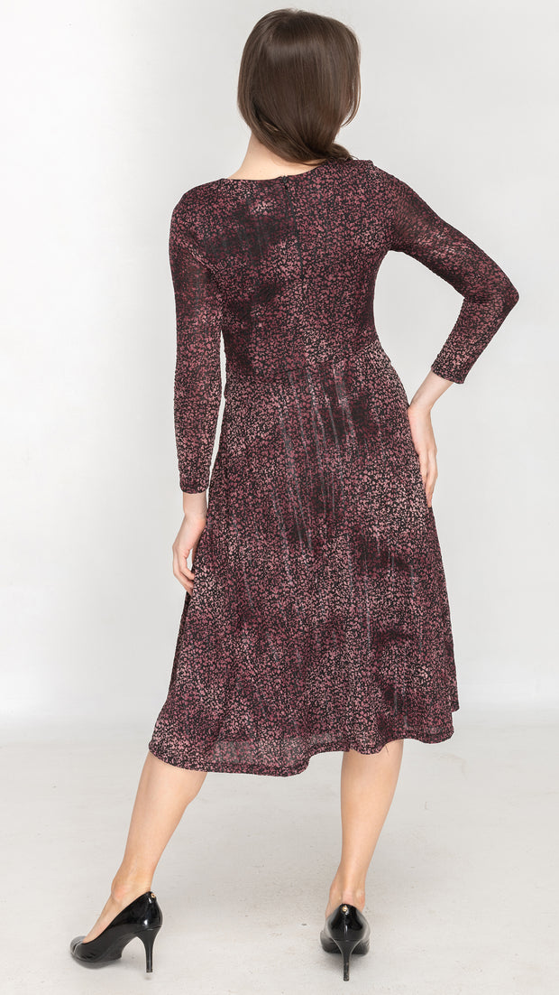 Side Tie Dress - Burnout