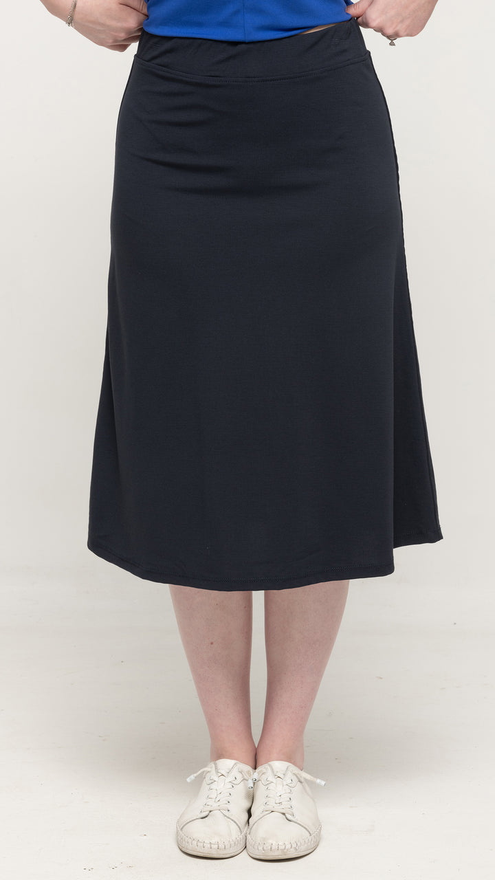 PDR Midi Skirt Navy 28"