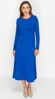 Side Ruched Dress- Bamboo Jersey