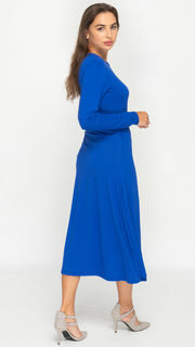 Side Ruched Dress Bamboo Jersey - *2 Colors*