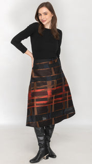 Structured A-Line Skirt