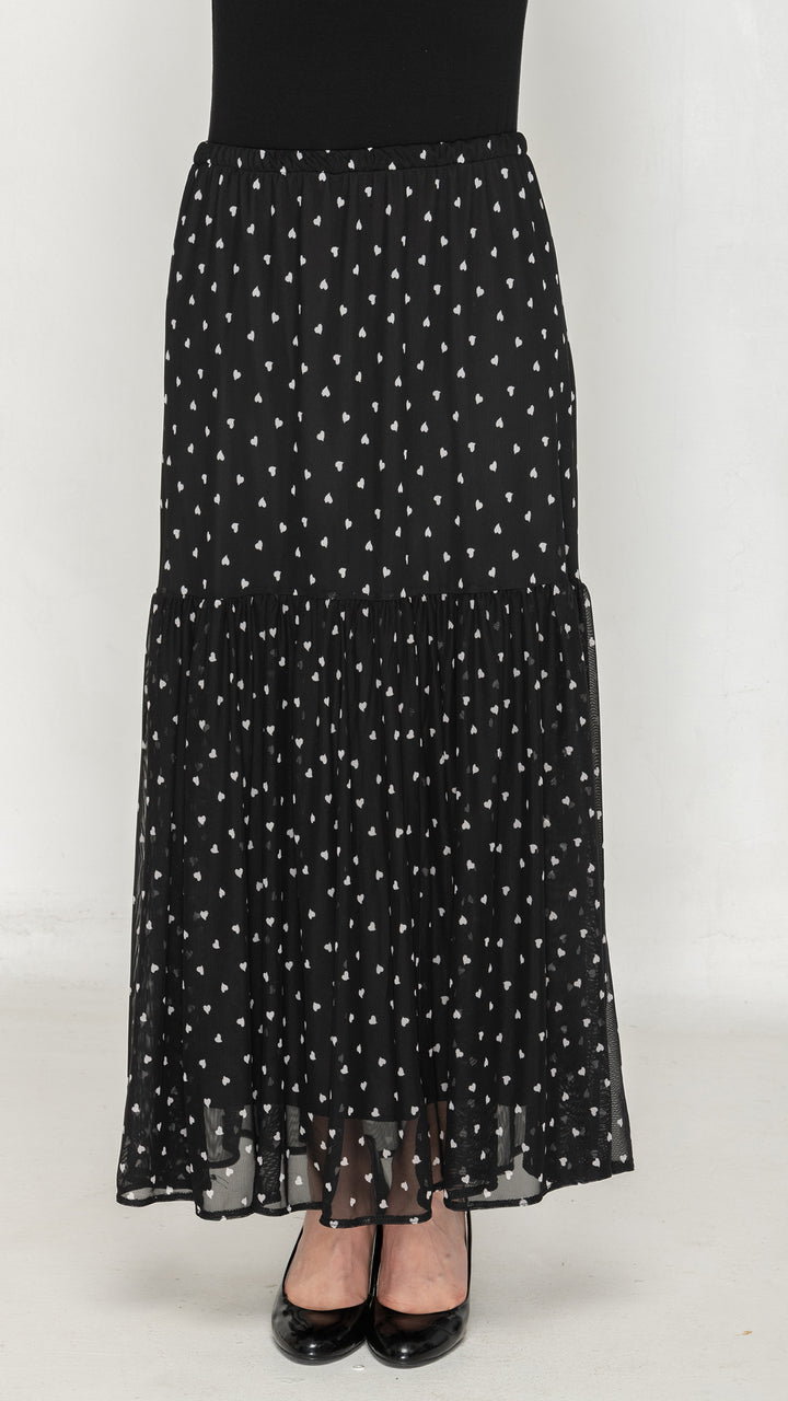Tiered Maxi Skirt