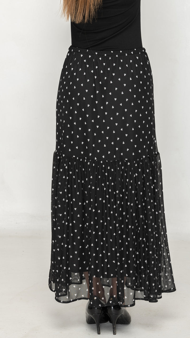 Tiered Maxi Skirt