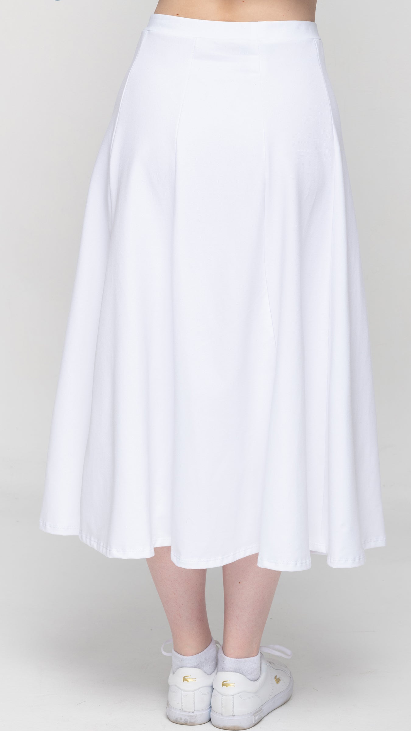 【美品】BANDEL 、WOMENS BASIC SKIRT 、2サイズ、白 Stretch KnitDenim Panel Skirt - White Denim 33