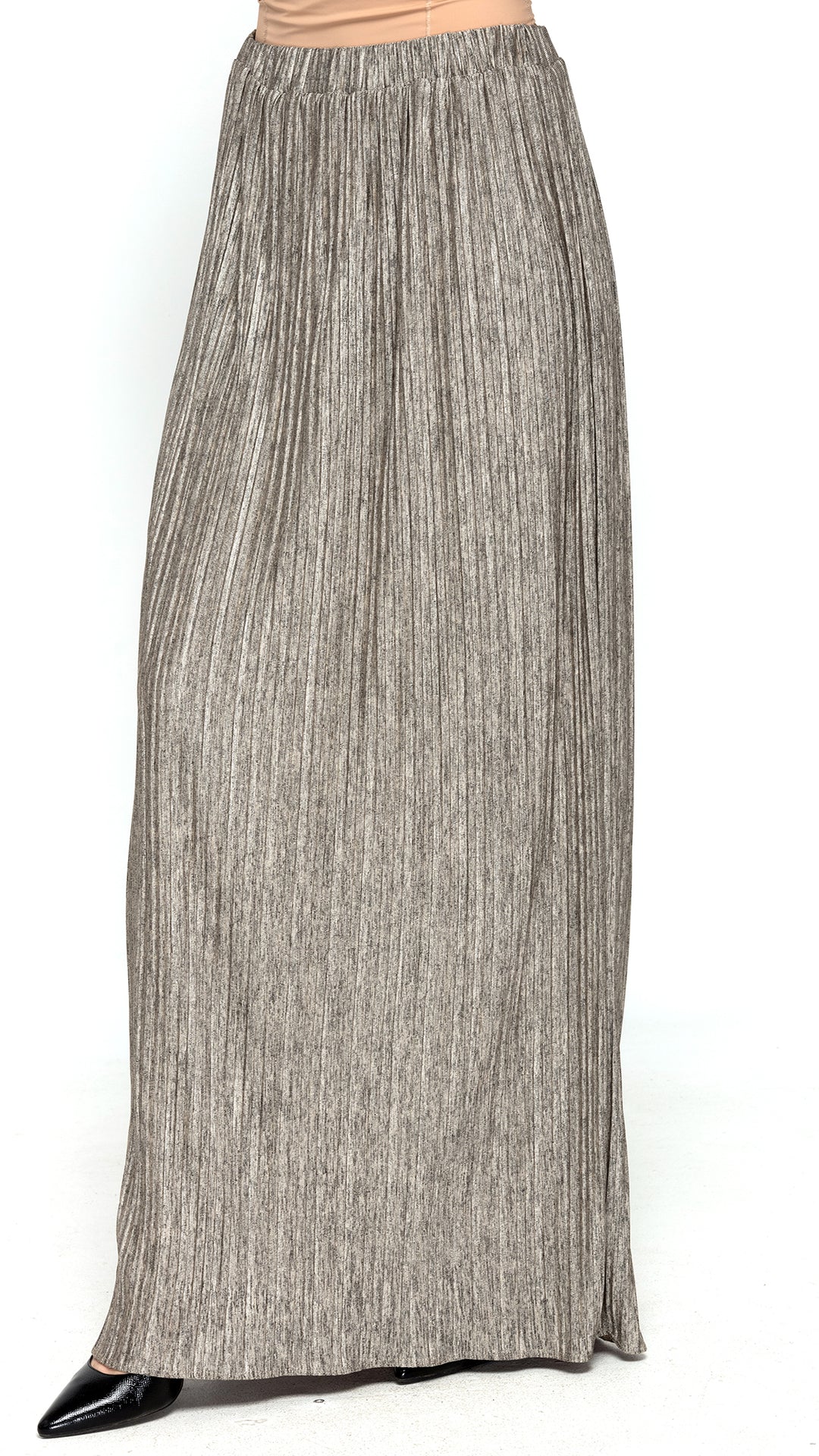 Pleated Maxi Skirt