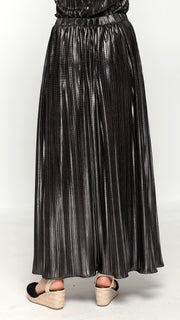 Pleated Maxi Skirt