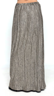 Pleated Maxi Skirt