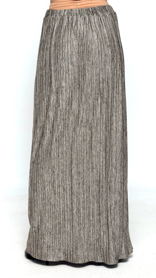 Pleated Maxi Skirt