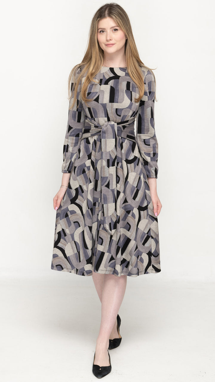 Tie Up Flare Dress