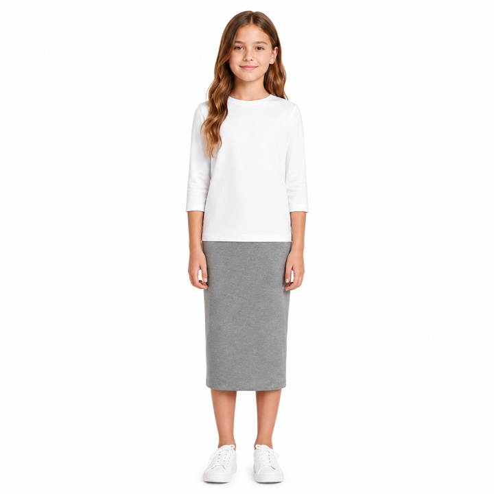 Girls Pencil Skirts- Soft Terry