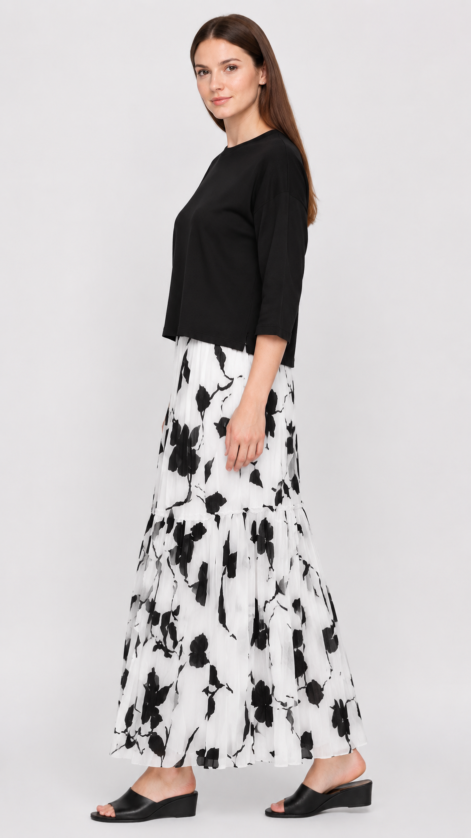 Tiered Maxi Skirt