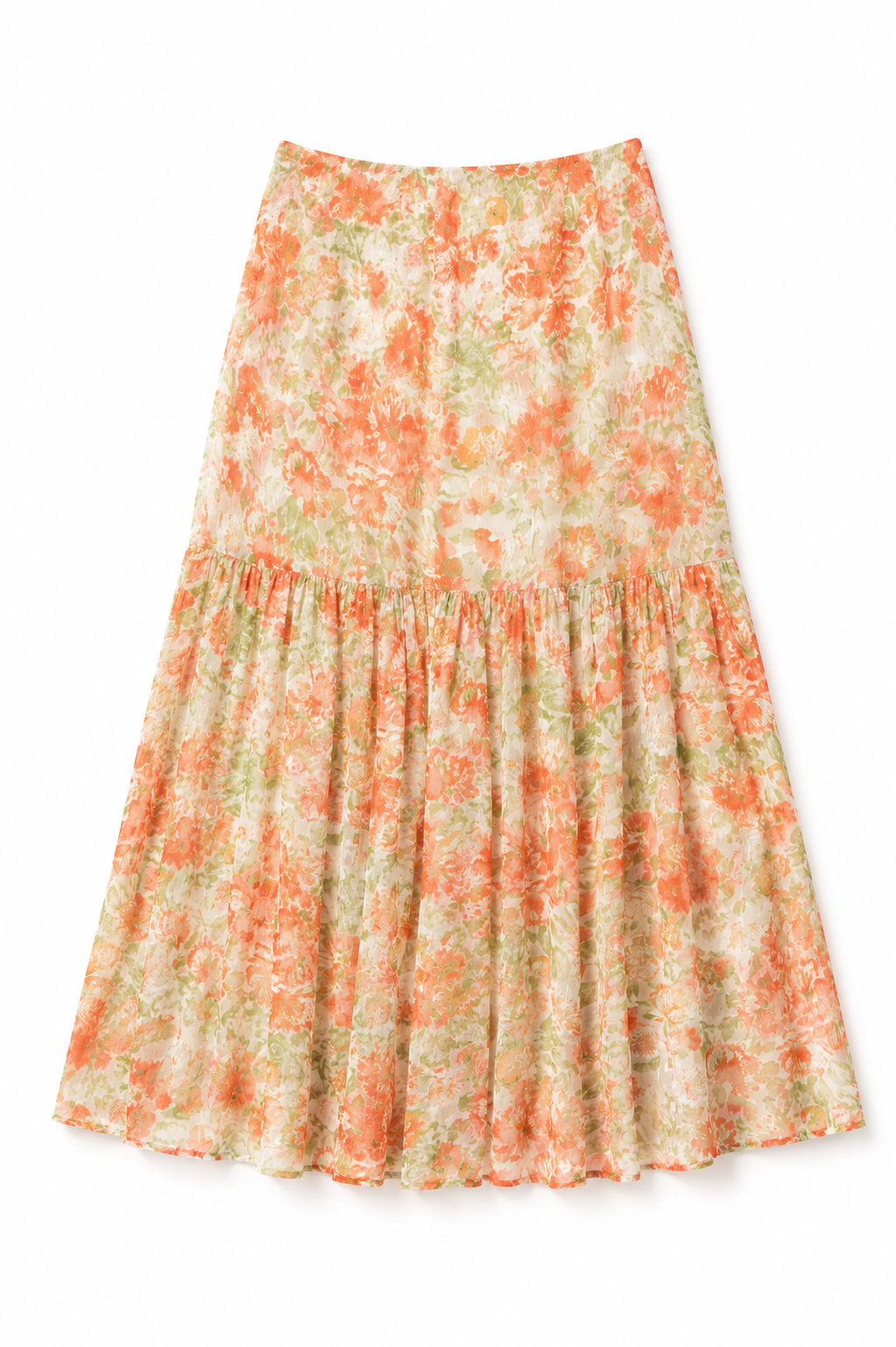 Tiered Maxi Skirt