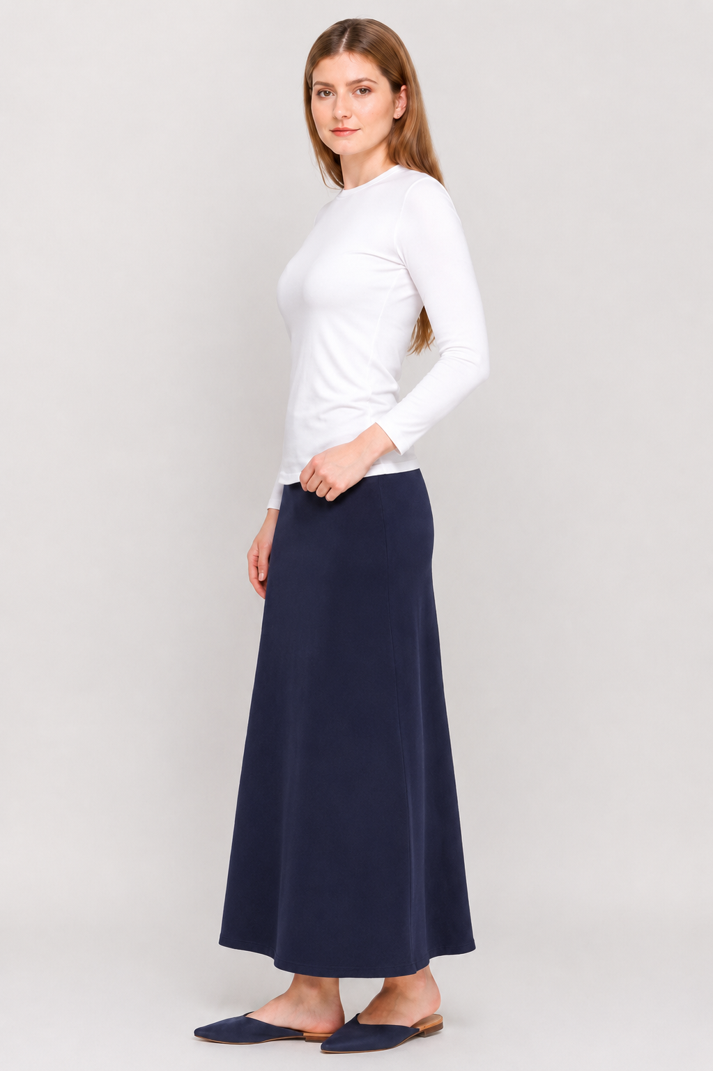 PDR Maxi Skirt Navy