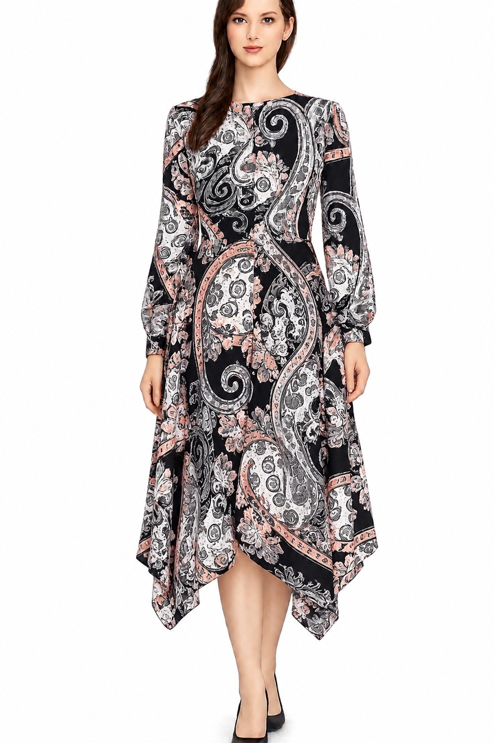 Handkerchief Dress - Paisley Print